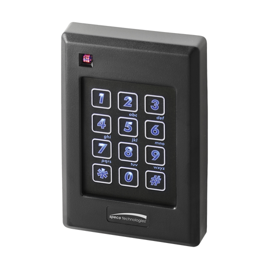 ( speco_AP640HA ) Sing Gang Keypad & Proiximity Reader - HID, AWID, 125kHz