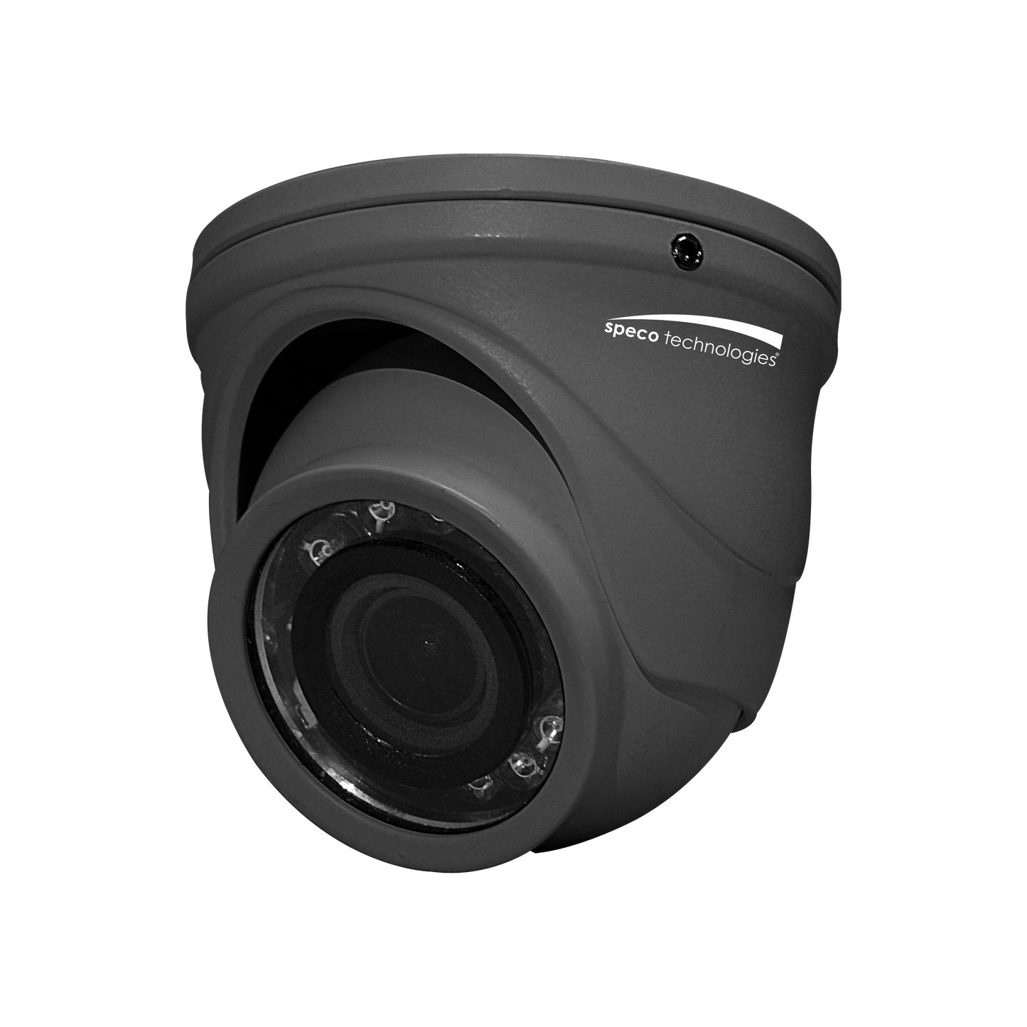 ( speco_HT471TG ) 4MP HD-TVI Mini IR Turret with 2.9mm lens , Grey Housing, TAA