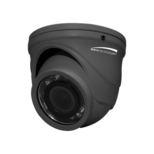 ( speco_HT471TG ) 4MP HD-TVI Mini IR Turret with 2.9mm lens , Grey Housing, TAA