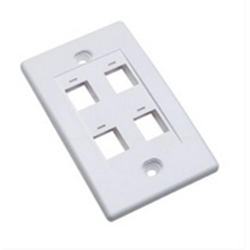 "Wall Plate Flush Mount, White " (163316)