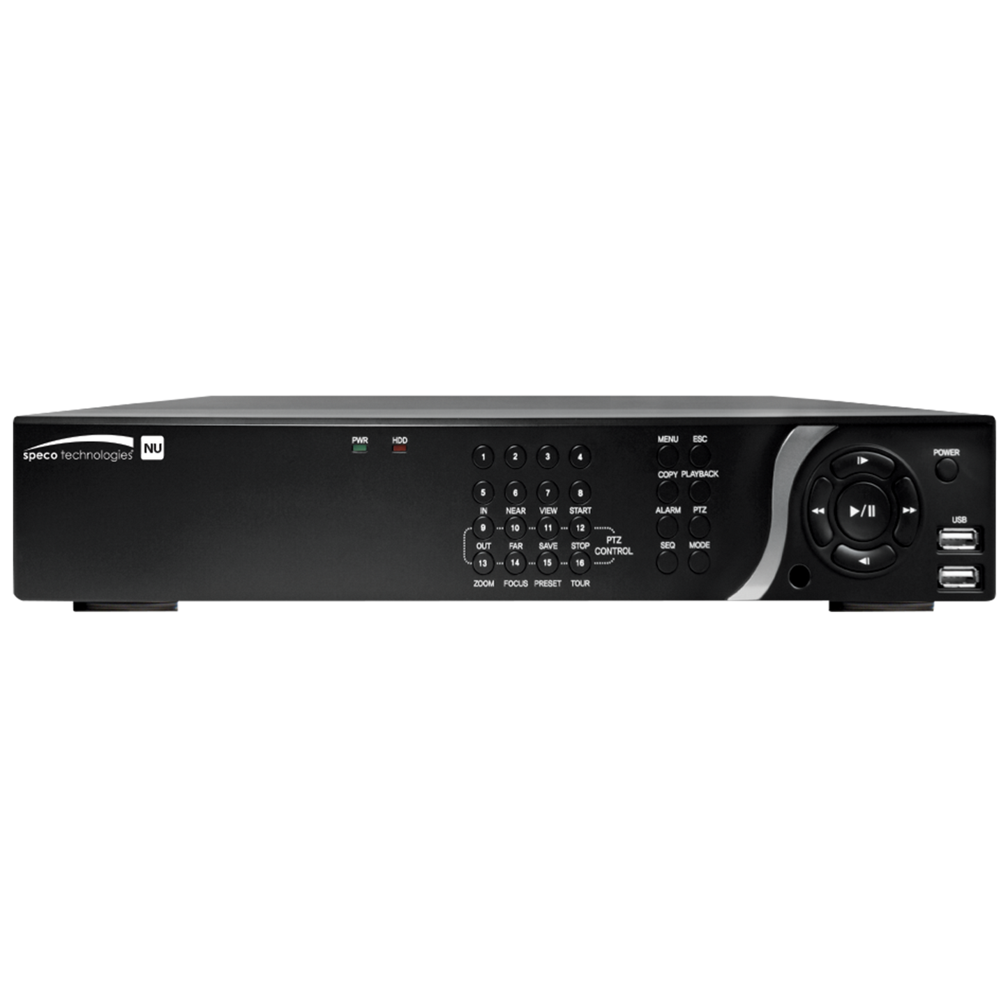 ( speco_N16NU16TB ) 16 Channel Network Server with POE, H.265, 4K- 16TB