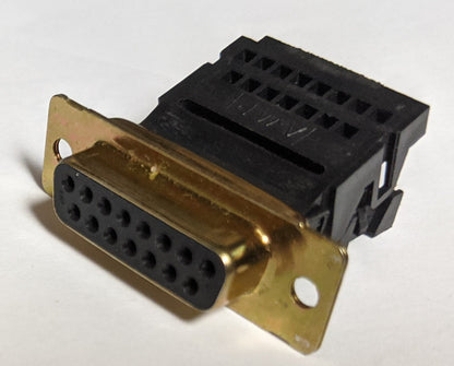 ( OS_207331-1 ) AMPHENOL CONN. DB 15 FEMALE TO IDC CONNECTOR