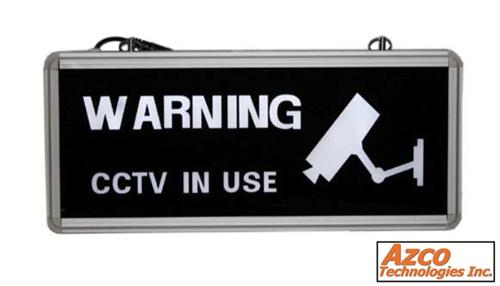 CCTV Sign - LED Backlit             azco_AZCCTV