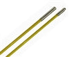 "Fiberfish Rod, 6' long x 1/4" Diameter Replacement Rod, Bullnose / Female, Yellow" (besm_FIB103)