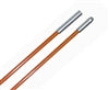 "Fiberfish II Rod, 3' long x 3/16" Diameter Bullnose / Female, Orange" (besm_FIB214)