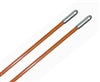 "Plastic Coated Fiberfish II Rod, 6' long x 3/16" Diameter Bullnose / Bullnose, Orange" (besm_PCF203)