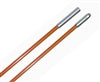 "Plastic Coated Fiberfish II Rod, 6' long x 3/16" Diameter Bullnose / Female, Orange" (besm_PCF206)