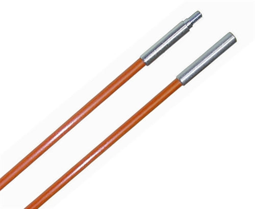 "Plastic Coated Fiberfish II Rod, 6' long x 3/16" Diameter Male / Female, Orange" (besm_PCF210)