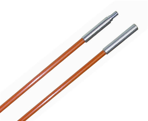 "Plastic Coated Fiberfish II Rod, 3' long x 3/16" Diameter Male / Female, Orange" (besm_PCF215)