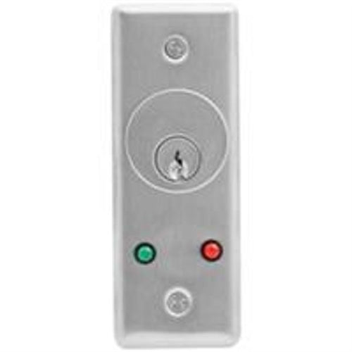 Flush Mount Key Switches - Cast Aluminum Faceplate, Narrow Faceplate (CM-2020)