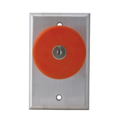 Locking Push Buttons, Single Gang Faceplate (CM-6030)