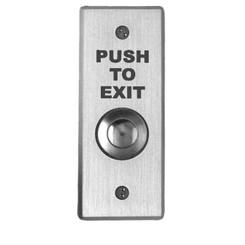 Mechanical Vandal Resistant Push/Exit Switch, Narrow Faceplate (CM-9180PTE)