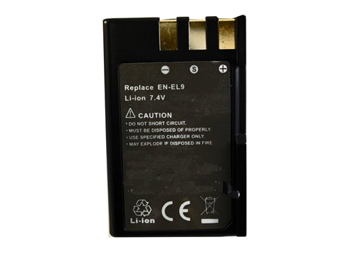 REPL. NIKON EN-EL9  7.4V  1000MAH   (CAM-783)