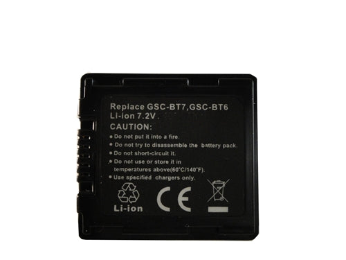 REPL. TOSHIBA GSC-BT7 7.2V LI-ION   (CAM-GSCBT7)