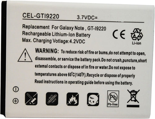 REPL. SAMSUNG GALAXY NOTE BATTERY   (CEL-GTI9220)