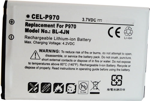 REPL. LG P970 BATTERY      (CEL-P970)