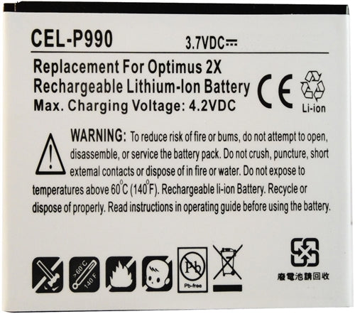 REPL. OPTIMUS 2X BATTERY   (CEL-P990)