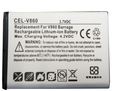 REPL. MOTOROLA V860 BATTERY   (CEL-V860)