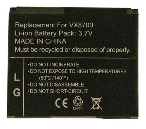 REPL. LG VX8700 BATTERY    (CEL-VX8700)