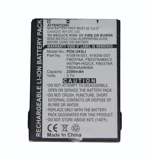 REPL. IPAQ 200/210 BATTERY (PDA-243LI)