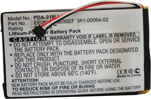 REPL. GARMIN NUVI 3700 BATTERY (PDA-318LI)