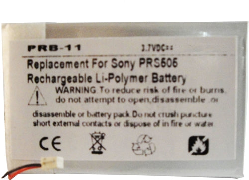 REPL. SONY E-BOOK PRS-505 BATTERY   (PRB-11)