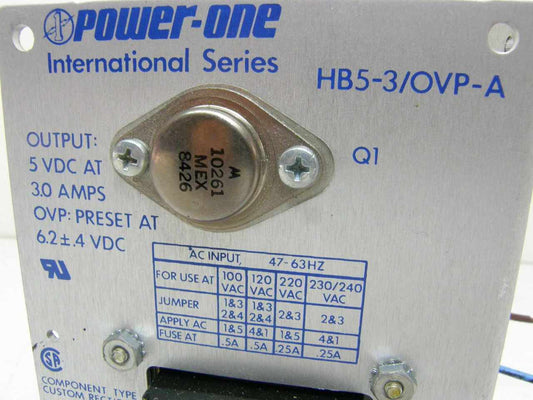 ( OS_HB5-3_0VP-A ) POWER-ONE 5VDC 3A POWER SUPPLY