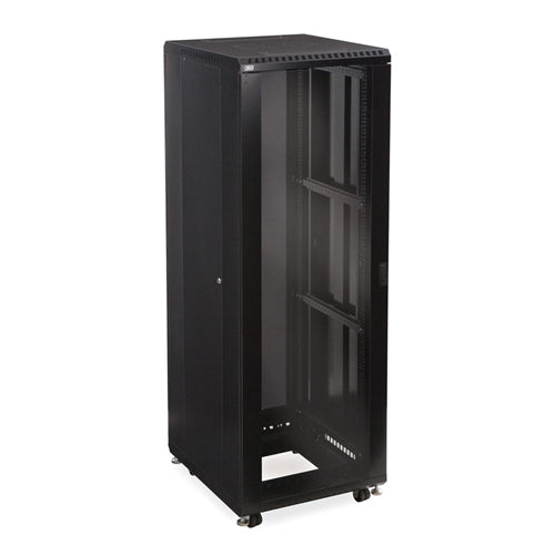 37U LINIER Server Cabinet - Glass/Vented Doors - 24" Depth (3100-3-024-37)