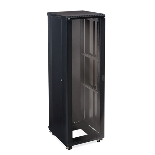 42U LINIER Server Cabinet - Glass/Vented Doors - 24" Depth (3100-3-024-42)