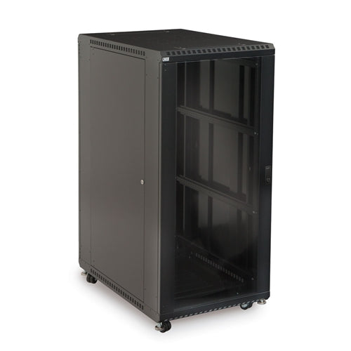 27U LINIER Server Cabinet - Glass/Solid Doors - 36" Depth (3101-3-001-27)