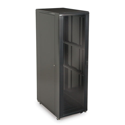 42U LINIER Server Cabinet - Glass/Solid Doors - 36" Depth (3101-3-001-42)