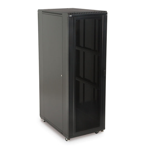 37U LINIER Server Cabinet - Convex/Glass Doors - 36" Depth (3102-3-001-37)