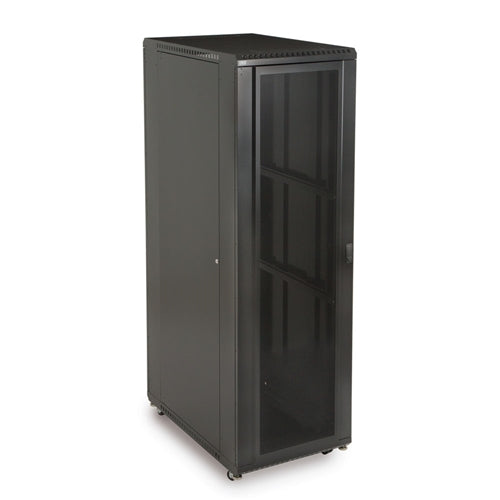 42U LINIER Server Cabinet - Convex/Glass Doors - 36" Depth (3102-3-001-42)