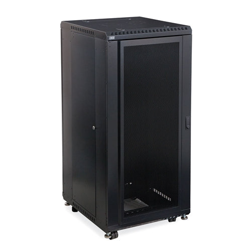 27U LINIER Server Cabinet - Convex/Glass Doors - 24" Depth (3102-3-024-27)