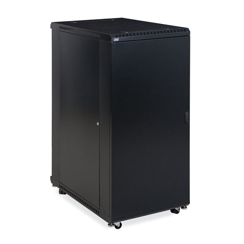 27U LINIER Server Cabinet - Solid/Convex Doors - 36" Depth (3104-3-001-27)