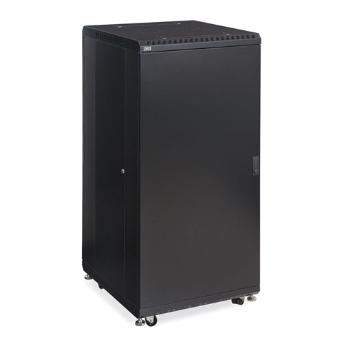 27U LINIER Server Cabinet - Solid/Convex Doors - 24" Depth (3104-3-024-27)