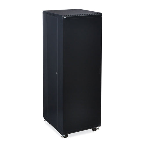 37U LINIER Server Cabinet - Solid/Convex Doors - 24" Depth (3104-3-024-37)