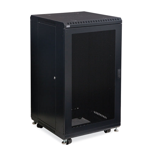 22U LINIER Server Cabinet - Vented/Vented Doors - 24" Depth (3107-3-024-22)