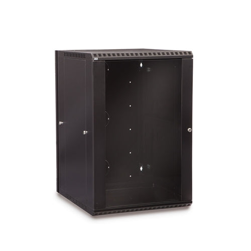 18U LINIER Swing-Out Wall Mount Cabinet - Glass Door (3130-3-001-18)