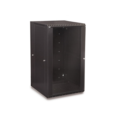 22U LINIER Swing-Out Wall Mount Cabinet - Glass Door (3130-3-001-22)