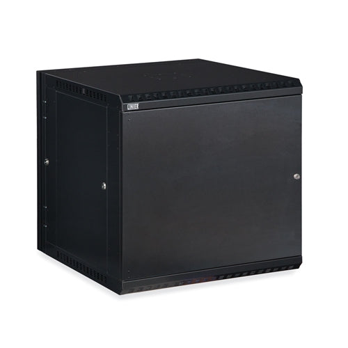 12U LINIER Swing-Out Wall Mount Cabinet - Solid Door (3131-3-001-12)