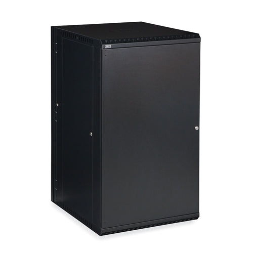 22U LINIER Swing-Out Wall Mount Cabinet - Solid Door (3131-3-001-22)