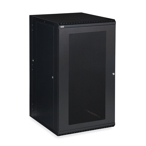 22U LINIER Swing-Out Wall Mount Cabinet - Vented Door (3132-3-001-22)