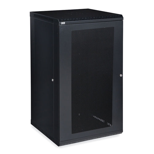 22U LINIER Fixed Wall Mount Cabinet - Vented Door (3142-3-001-22)