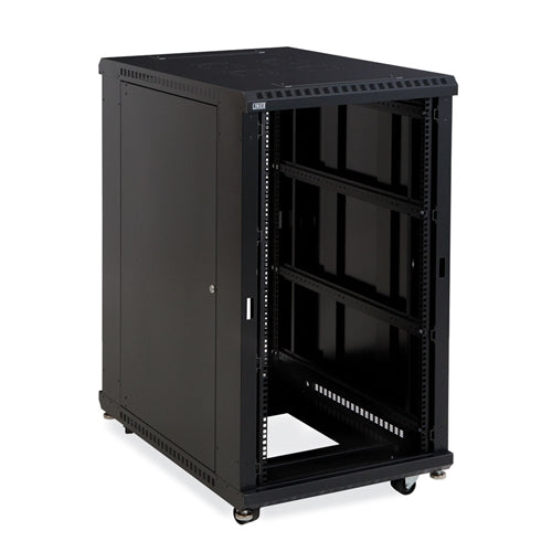 22U LINIER Open Frame Server Rack - No Doors - 36" Depth (3180-3-001-22)