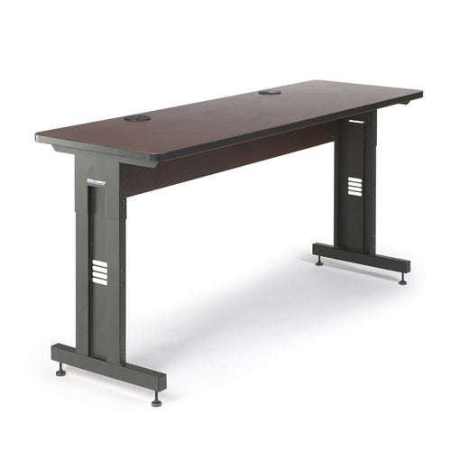 72" W x 24" D Training Table - African Mahogany (5500-3-004-26)