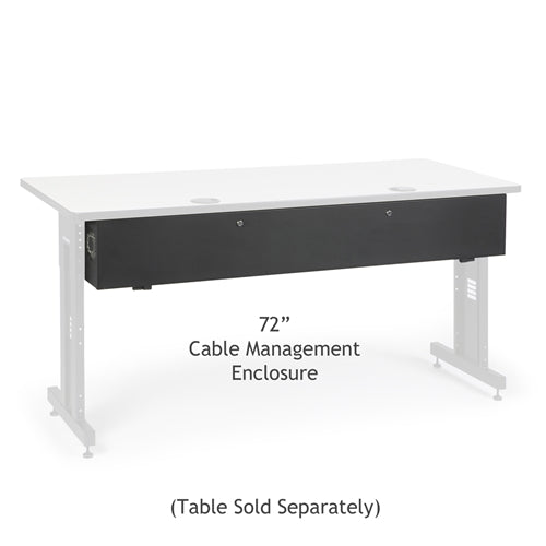 72" Training Table Cable Management Enclosure (5500-3-100-72)