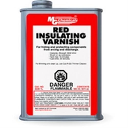 "RED GLPT INSULATING VARNISH, CLASS F THERMAL PROTECTION" (4228-1L)