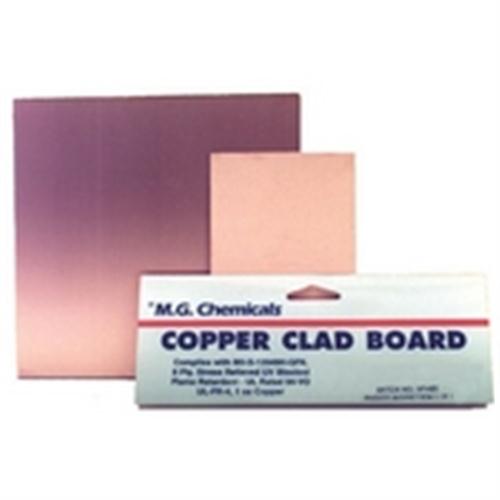 "DOUBLE SIDED COPPER CLAD BOARD - 1/16", 1 OZ COPPER" (550)