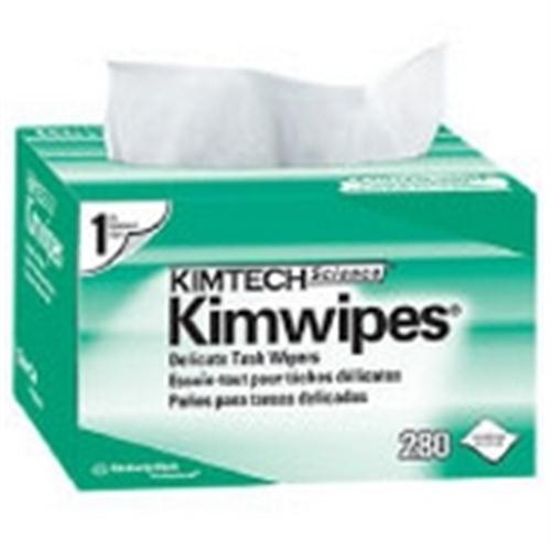 "KIMWIPES DELICATE TASK WIPERS--Single Ply, 196 wipes per box" (830-34133)